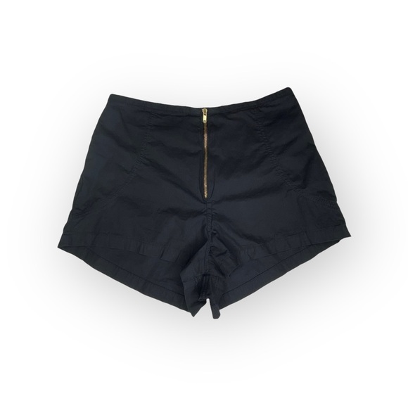 One Teaspoon ✌︎︎ High Waist Exposed Zip Front Lightweight Shorts ✌︎︎ Black XXS - Picture 6 of 16